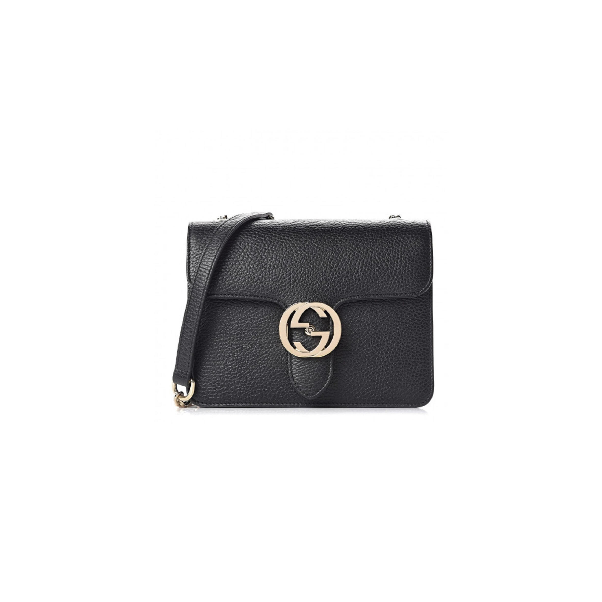GUCCI INTERLOCKING GG SHOULDER BAG 510304 (20*15*7cm)